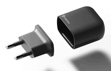 Un bon prix. Chargeur mobile rapide noir avec le double port USB 5V 1A/2.1A/2.4A pour le marché d'UE Corée en ligne