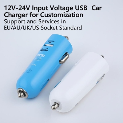 acheter Chargeur de voiture USB double 2.4A 3.0A Sortie pour 12V-24V Entrée EU/AU/UK/US online manufacture