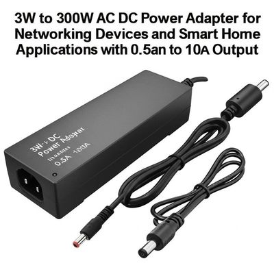 Un bon prix. Adaptateur de courant continu alternatif de 3 à 300 W pour les appareils de réseau et les applications domestiques intelligentes avec une sortie de 0,5 à 10 A en ligne